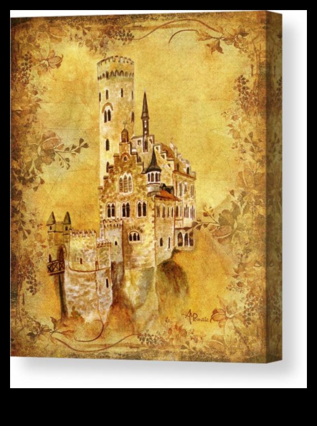 Pânza castelului: înfățișând viața medievală prin artă