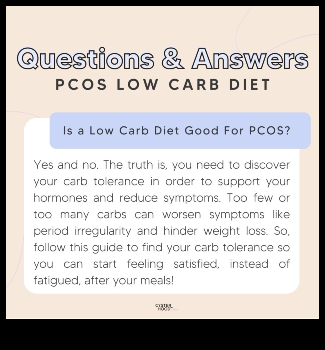 Rolul dietelor sărace în carbohidrați în gestionarea PCOS: o abordare cuprinzătoare