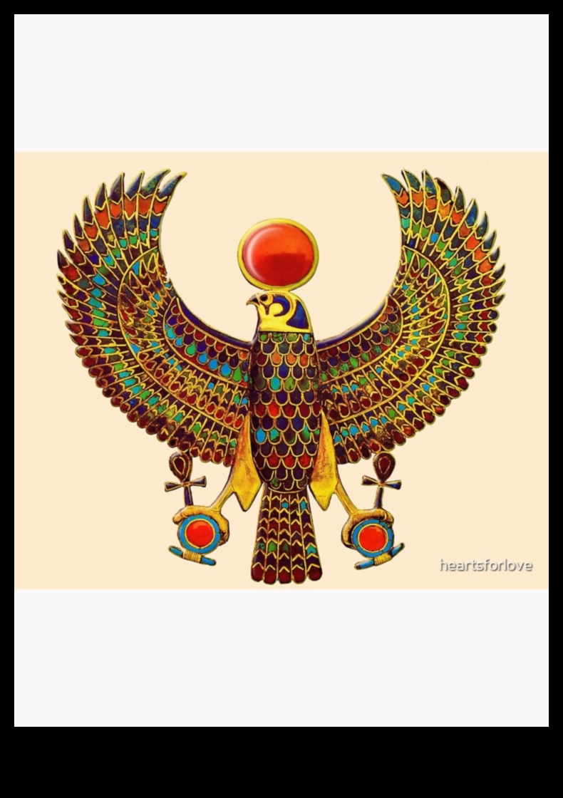 Horus în zbor: simbolismul șoimului în arta egipteană