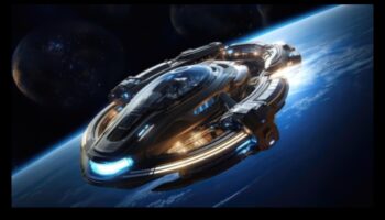 Galactic Odysseys: Navigarea frontierelor cerești cu nave spațiale futuriste