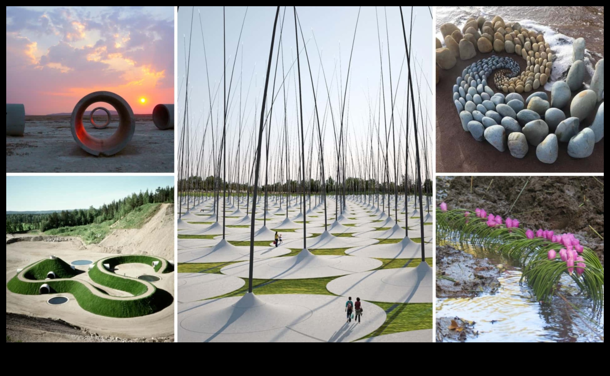 Sculpting Nature: Land Art Installations